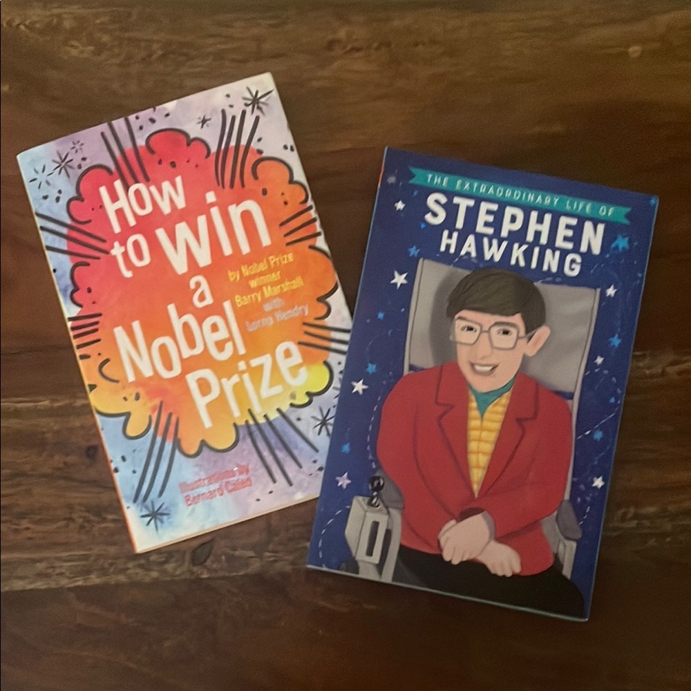 Kane Miller Kids Science Book Bundle Stephen Hawking Nobel Prize